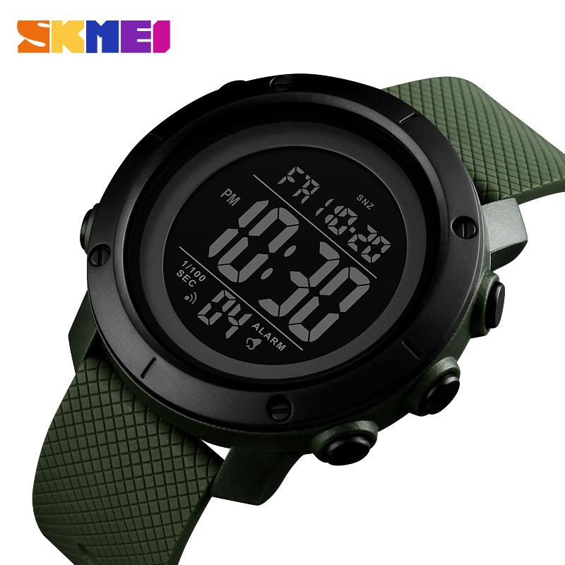 SKMEI Men Sports Watch Waterproof Digital Watches Countdown Alarm Tonton Fashion Wristwatch Clock Jam tangan lelaki 26