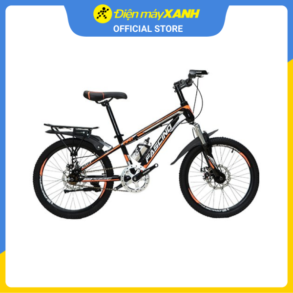 Xe đạp địa hình MTB Fascino FS-01 20 inch Đen cam