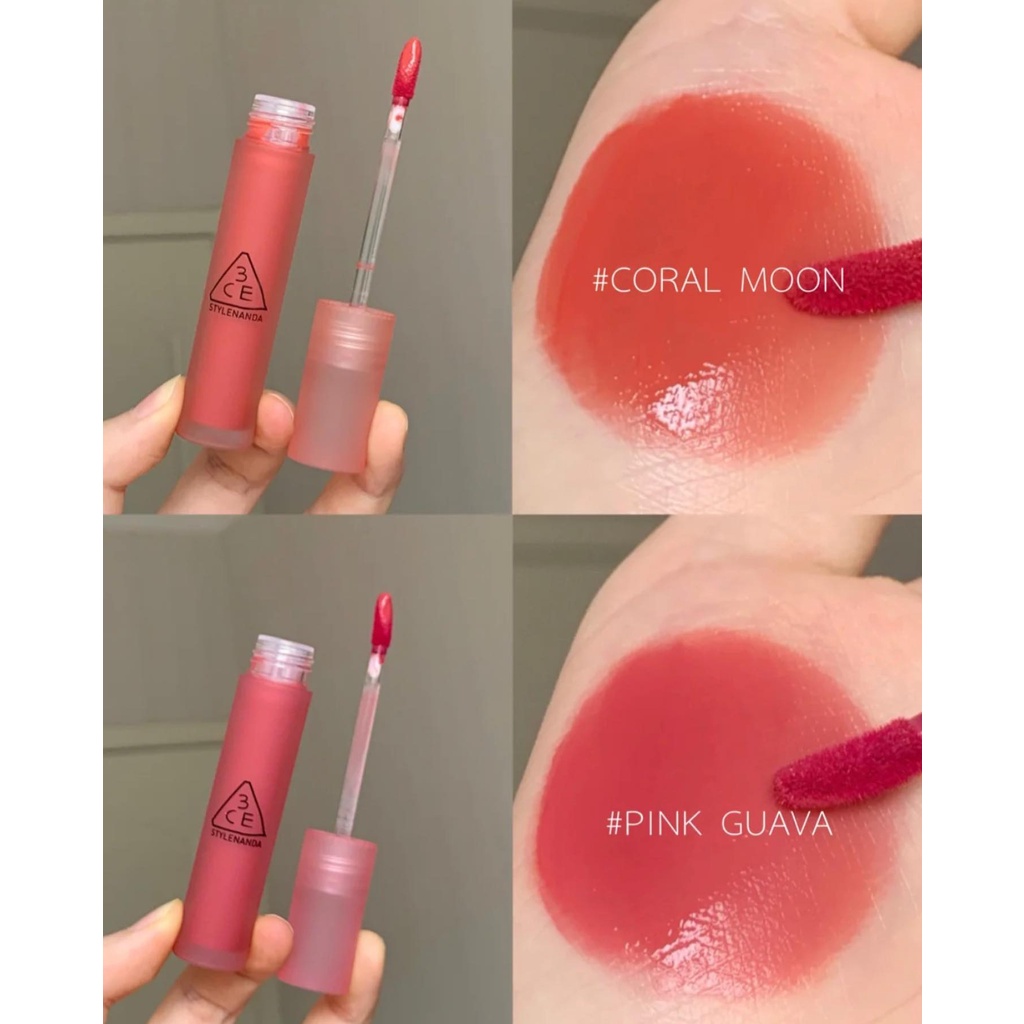 son kem lì 3CE Blur water tint (đầy đủ mã màu)