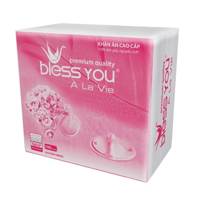 KHĂN GIẤY BLESS YOU 100 TỜ VÀ 12 TỜ