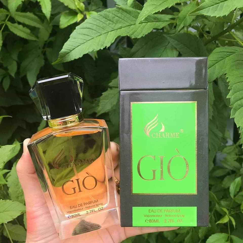 [HCM ] Nước Hoa Nam Charme_Giò 80M (Tone Mùi Acqua Di Giò Pour Homme)