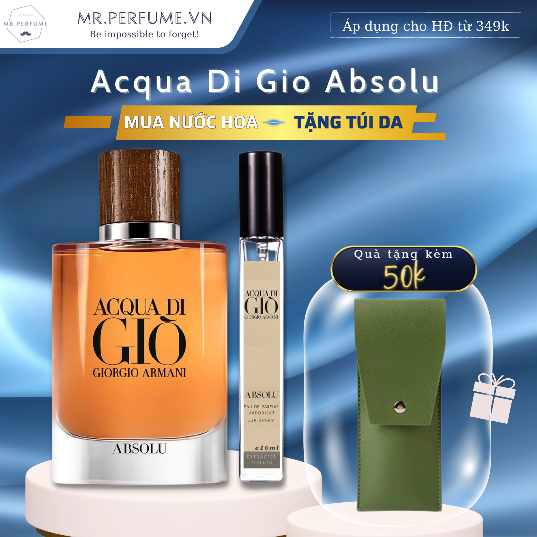 Nước hoa chiết chính hãng nam Aqua.di GIÒ Ab.solu