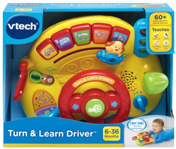 [VTech] Bé tập lái xe - Turn and Learn Driver for 6-36 months