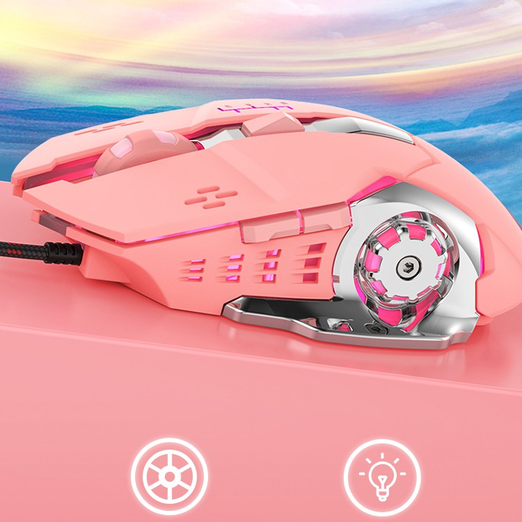 [HCM]Chuột game thủ có dây Divipard G502 đèn LED nhiều màu