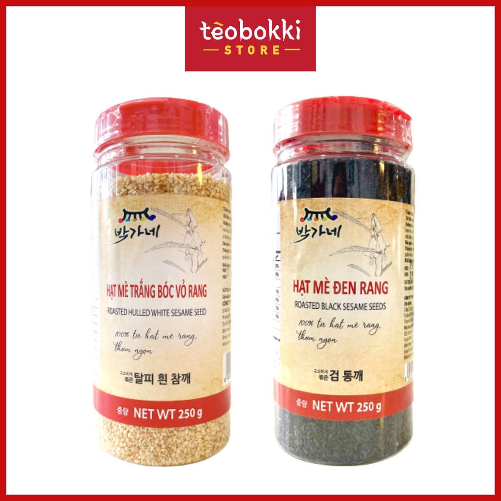 Mè rang F&S 250g (mè đen rang, mè trắng bóc vỏ rang)