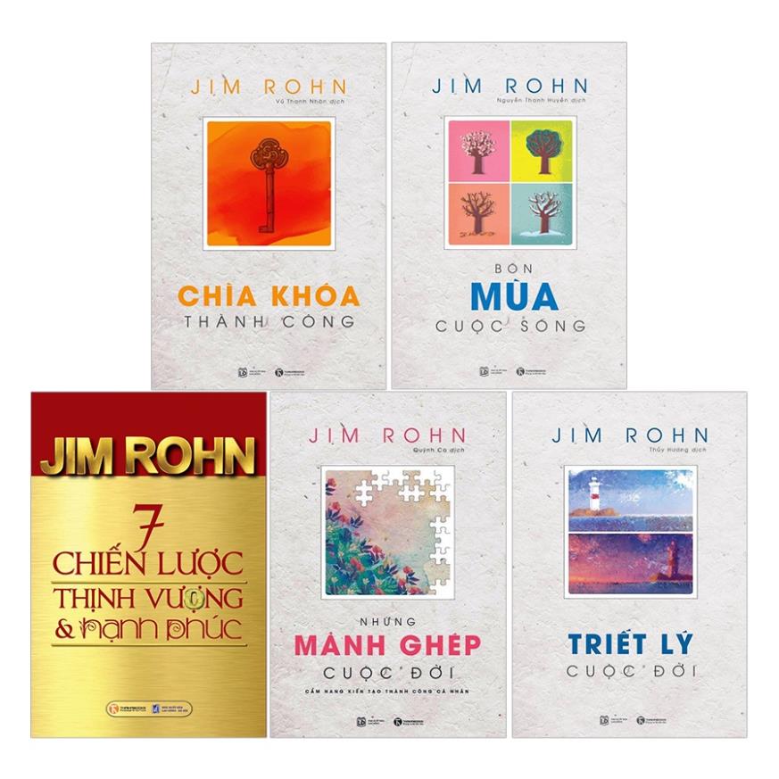 Sách - bộ jim rohn - thái hà books