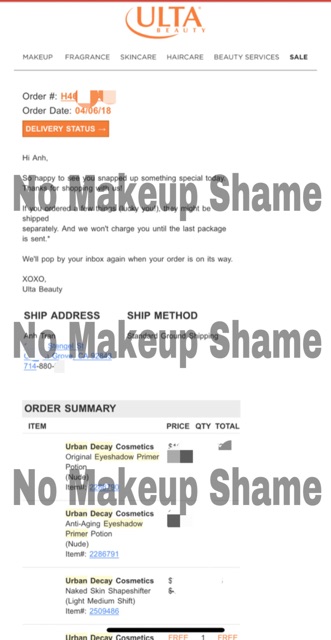 Lót mắt Urban Decay Eyeshadow Primer Potion