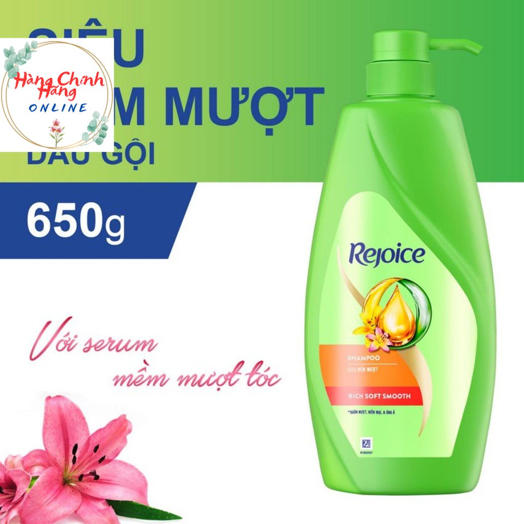 Dầu Gội Rejoice - Mềm Mượt Tóc 650G