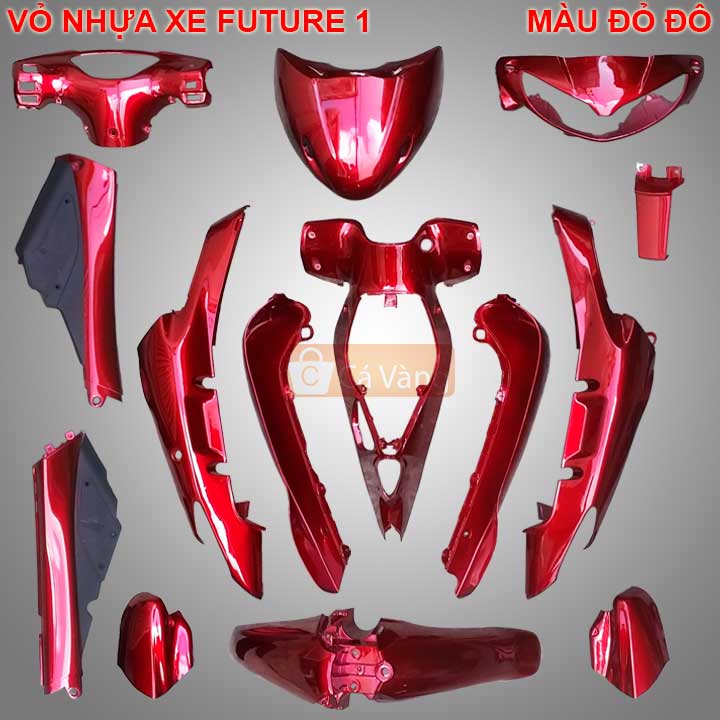Dàn áo xe máy Future 1 màu đỏ đô