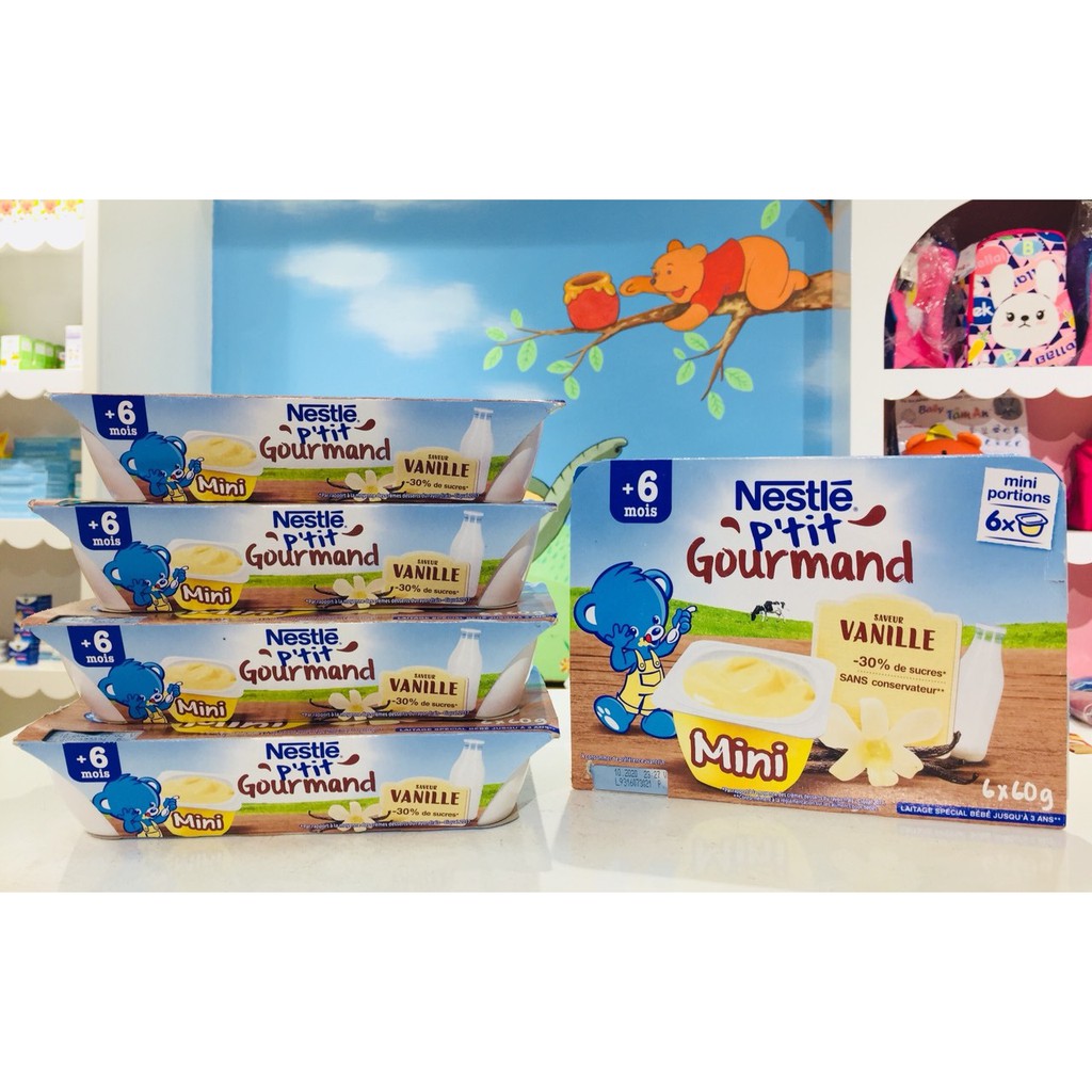 Váng sữa Nestle (vỉ 6 hộp x 60g) cho bé từ 6 tháng
