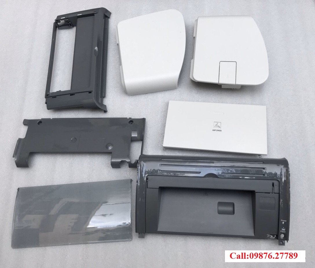 Bộ vỏ máy in Canon 2900/ 3000 7 món ( tặng quả đào kéo giấy )