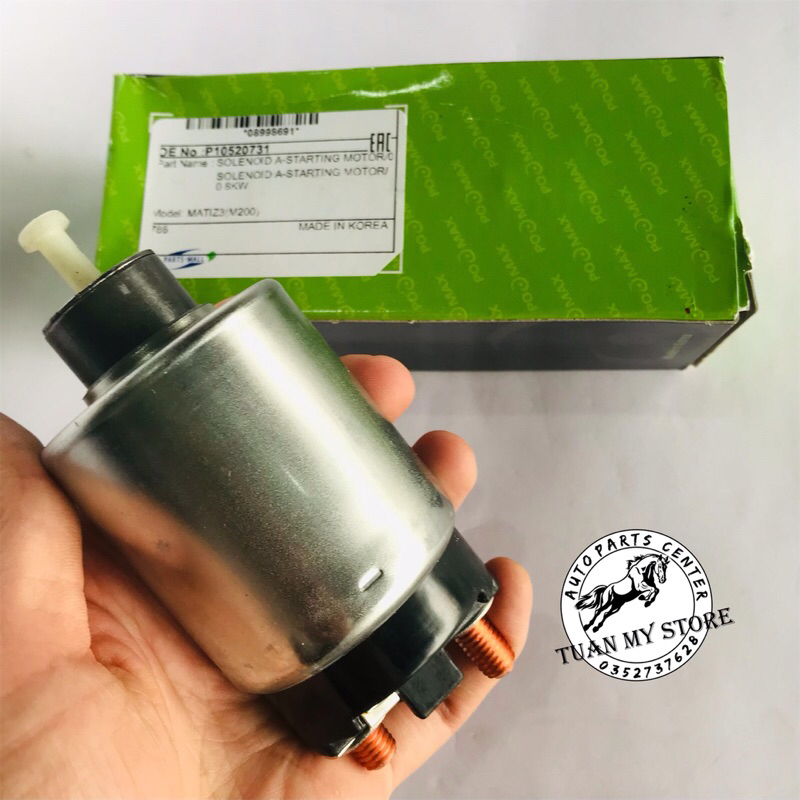 Rơ le đề Matiz-Spark-Gentra (3 lỗ vít)