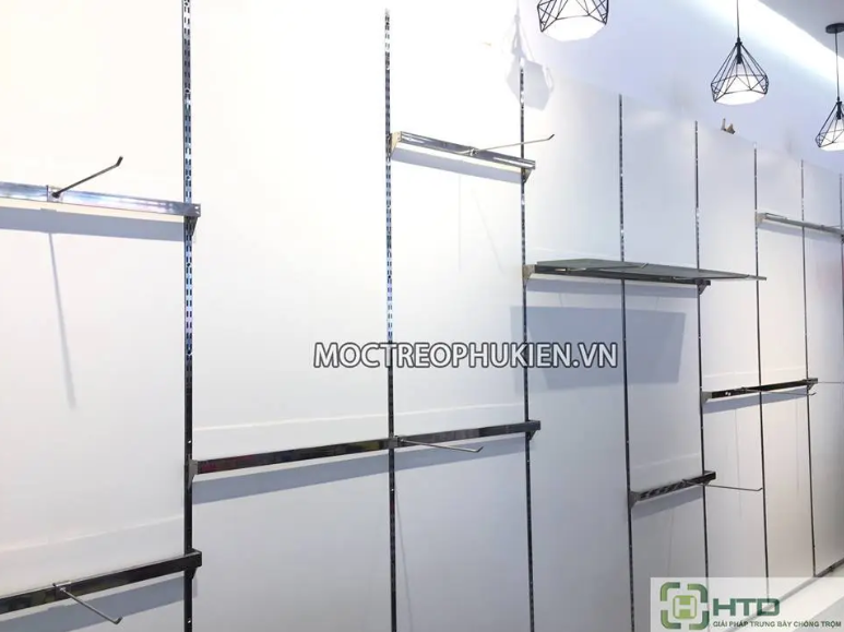 Thanh ray dọc gắn tường đôi A2 2 hàng lỗ