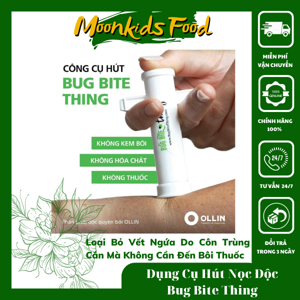 Dụng cụ hút nọc độc do kiến muỗi ong đốt bug bite thing