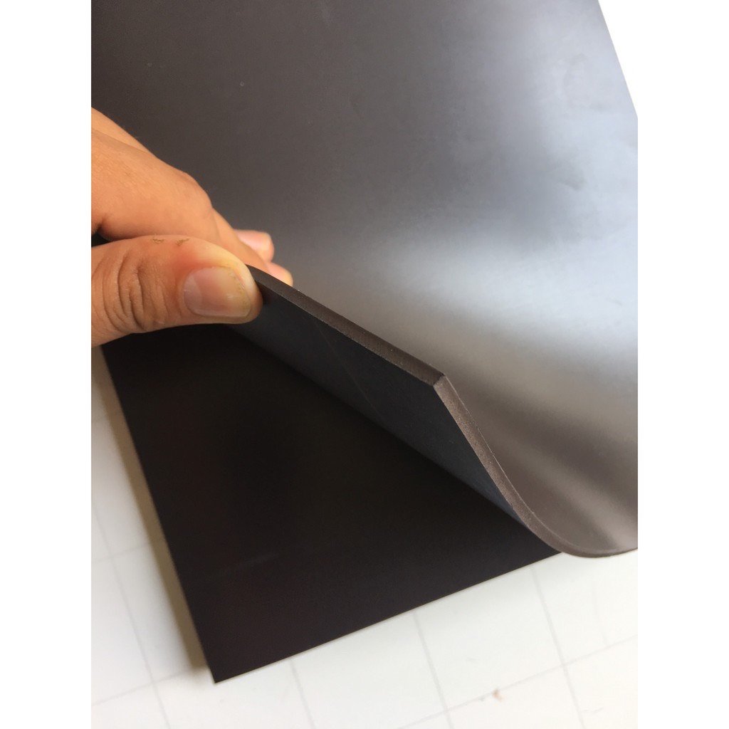 Nam châm tấm A4 nâu dẻo dày 3mm kích thước 297x210, nam châm siêu dính mạnh