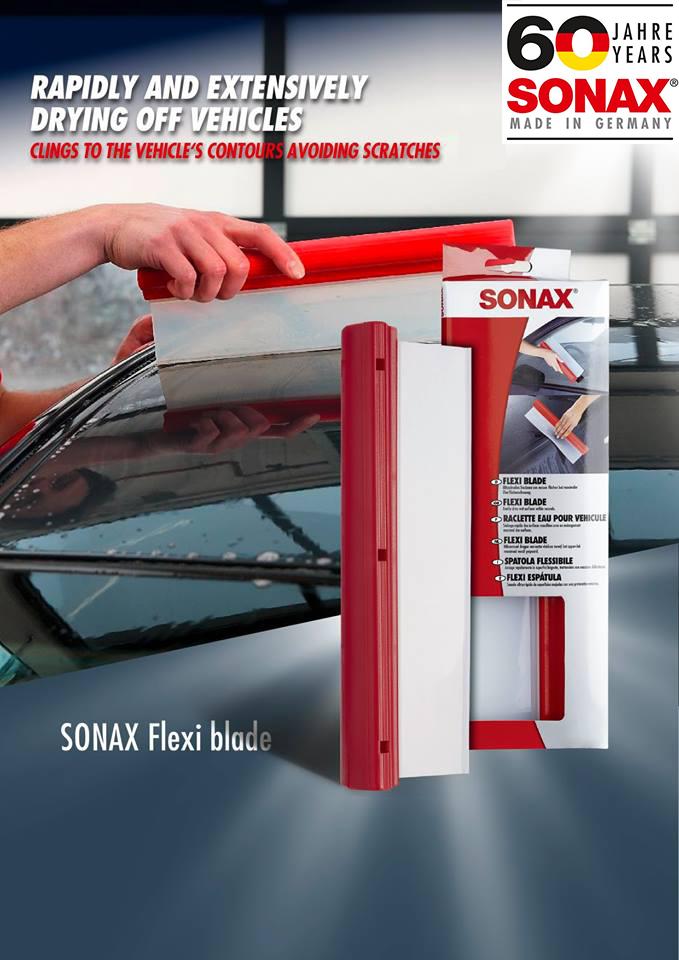 Gạt Nước Bề Mặt Kính, Sơn Xe Sonax Flexi Blade