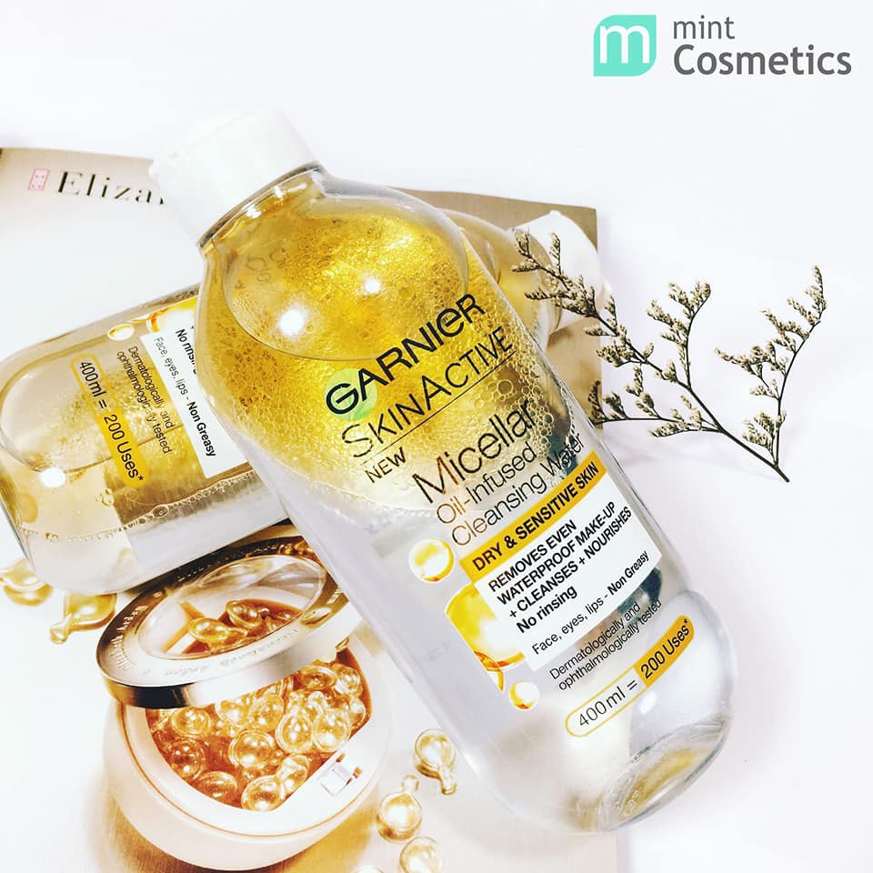 Nước Tẩy Trang Garnier Micellar Cleansing Water 400ML