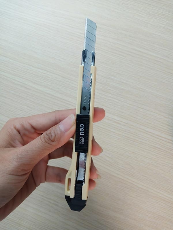 Mua Fahasa - Dao Rọc Giấy Nhỏ 2031 Mới + Hộp Giấy - Không Lưỡi Phụ - Deli WD10150