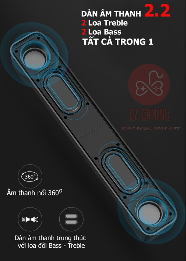 Loa thanh Soundbar Bluetooth 5.1 LEERFEI E-91