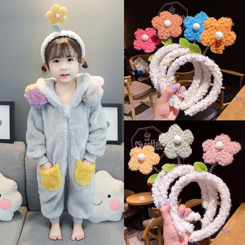 Cài tóc bông hoa hot trend (Hình thật)