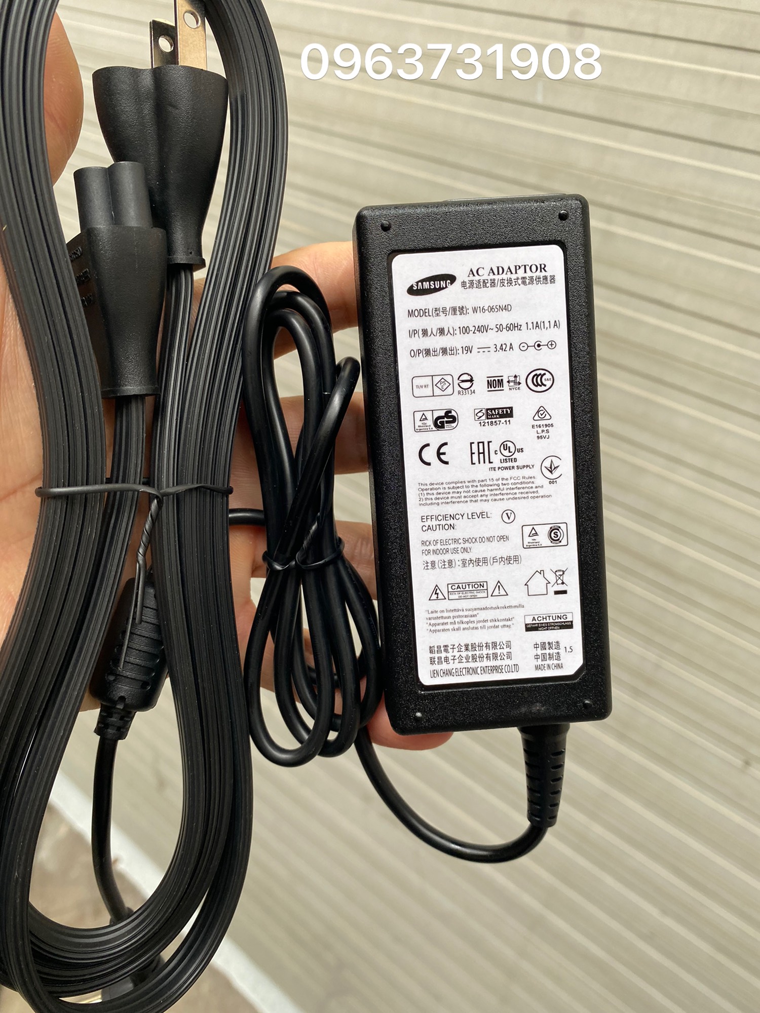 Bộ nguồn tivi samsung DC 19V nguyên bản samsung cung cấp