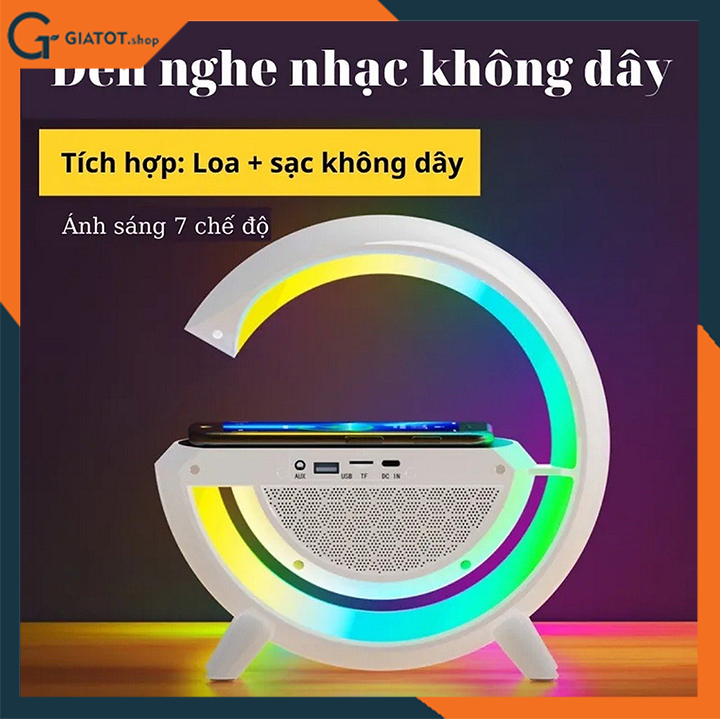 loa g Bluetooth 7 mầu kiêm sạc không dây