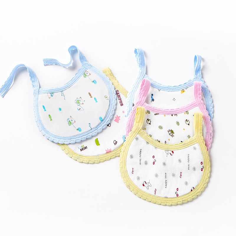 Yếm tròn cotton buộc dây siêu xinh