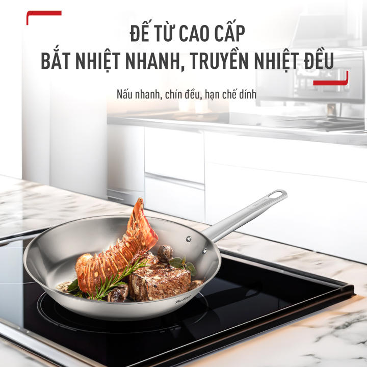 Chảo Inox 18/10 cao cấp Professional Tefal B9210595, 26cm - Hình ảnh 6