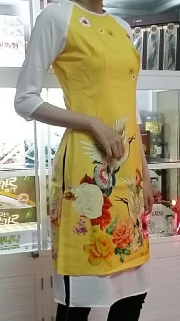 Áo dài cách tân 2 lớp Cao Cấp