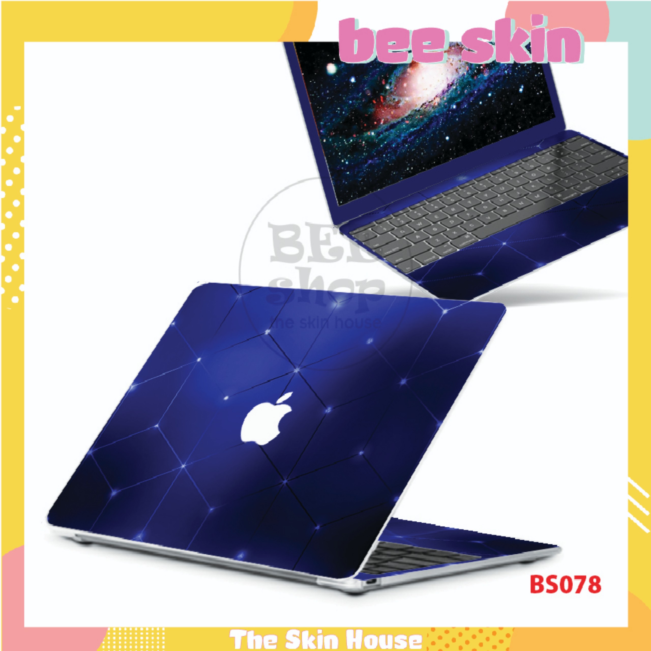 [05 themes ]Skin, sticker, decal laptop for all brand laptop Macbook/Asus/Acer/Hp/Dell/Lenovo/Toshiba/....beeskin_decaldanlaptop
