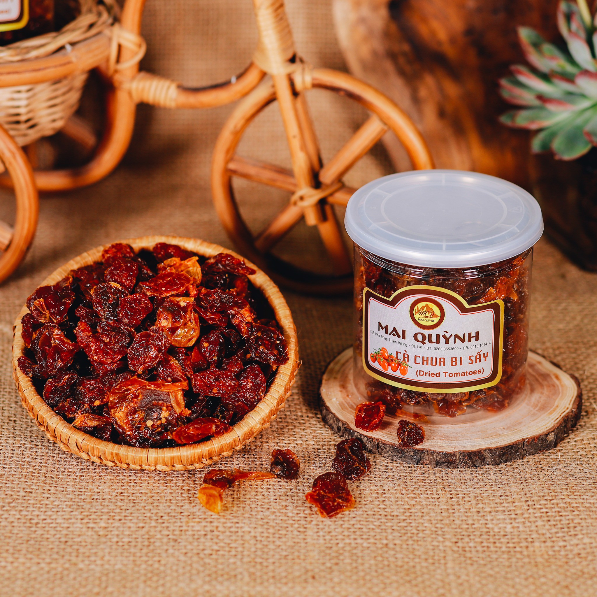 Cà chua cherry (hủ) sấy khô - dried cherry tomato