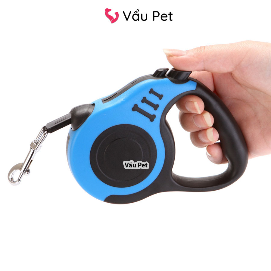 Dây dắt chó mèo tự động 3M - Xích chó mèo