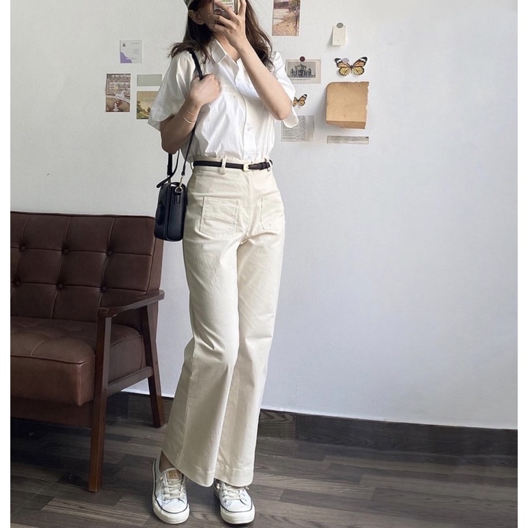 quần kaki Boo-pants ( chất mỏng - co giãn)