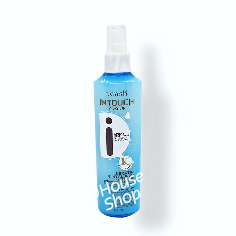 01 chai xịt dưỡng tóc dcash intouch thái lan 200ml dành cho tóc khô hư tổn