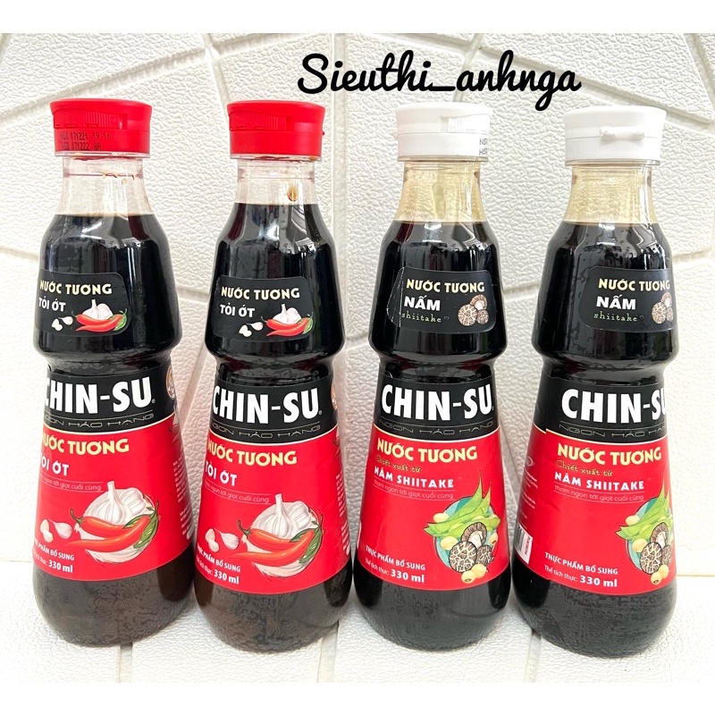 Nước Tương Chin-Su Tỏi Ớt 330ml