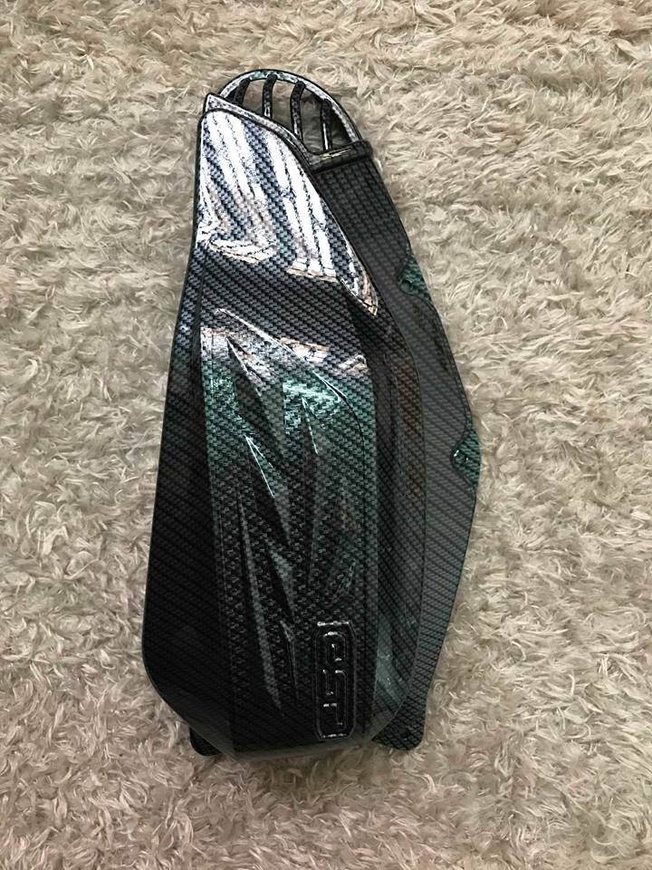 ốp bô e đen carbon cho xe air blade 2016 2017 2018 2019