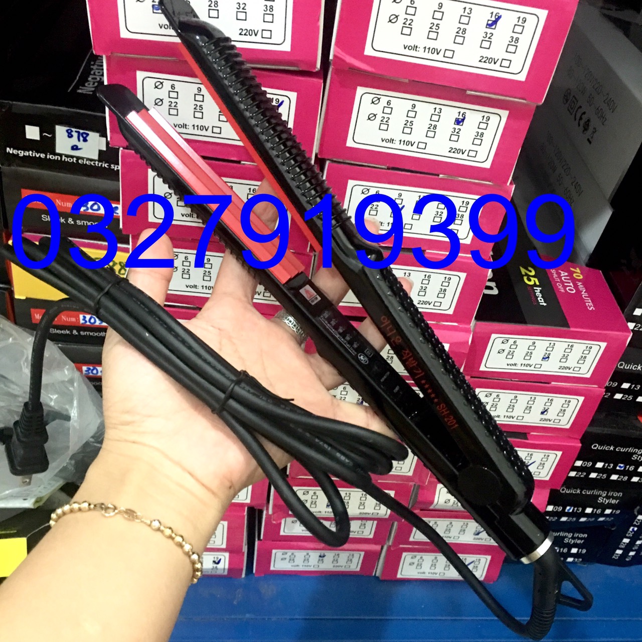 ✅tặng kẹp✅ Máy bấm tóc bản nhỏ 201x