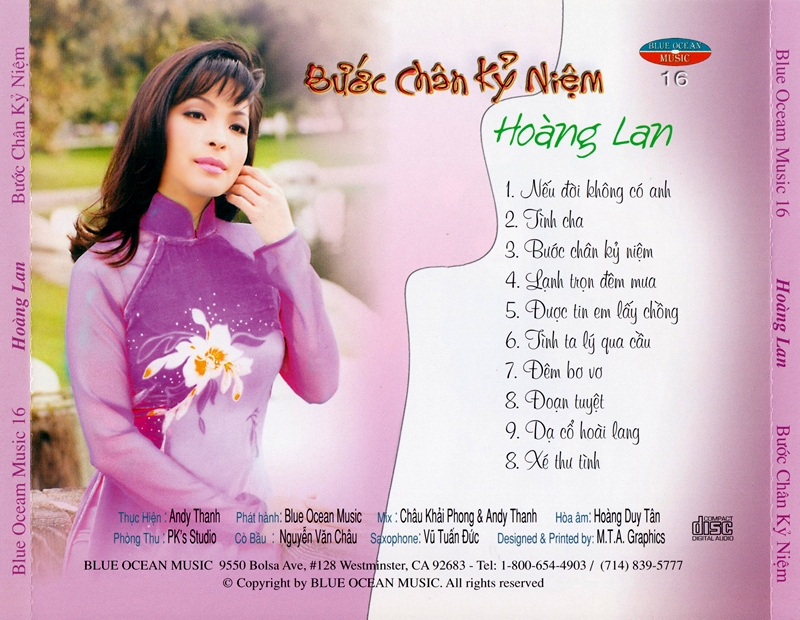 Bộ 04 CD Hoàng Lan Nhạc Vàng