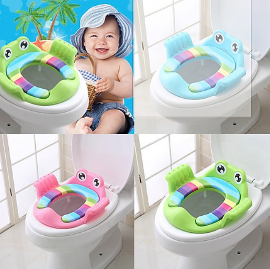 [HCM]Thu gọn bồn cầu ếch cho bé