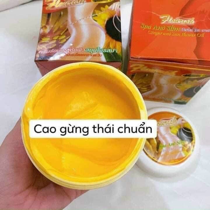 Kem tan mỡ bụng gừng Flourish Thái Lan