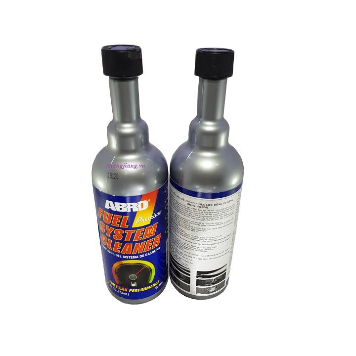 Hệ thống nhiên liệu súc béc xăng ABRO FUEL SYSTEAM CLEANER FS-900 USA 473ml