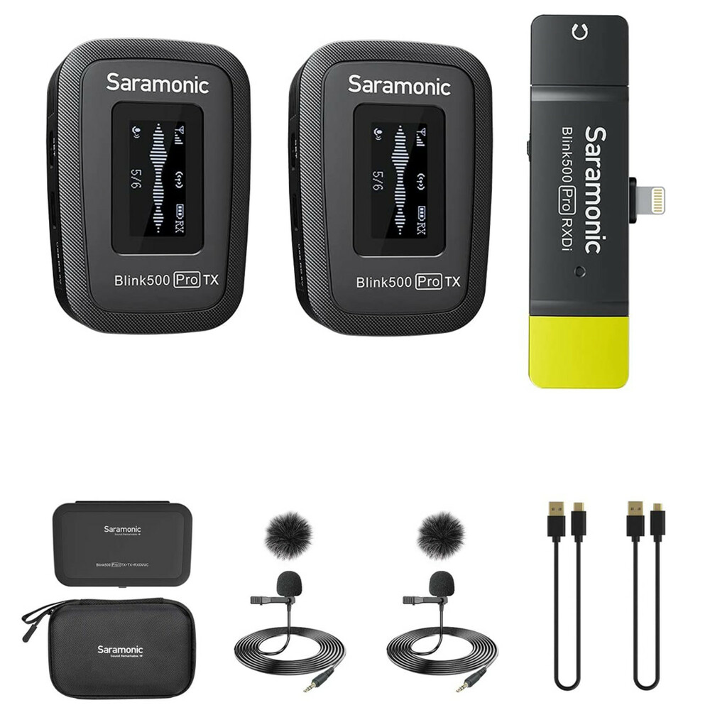 Micro thu âm saramonic blink 500 pro b4 lightning