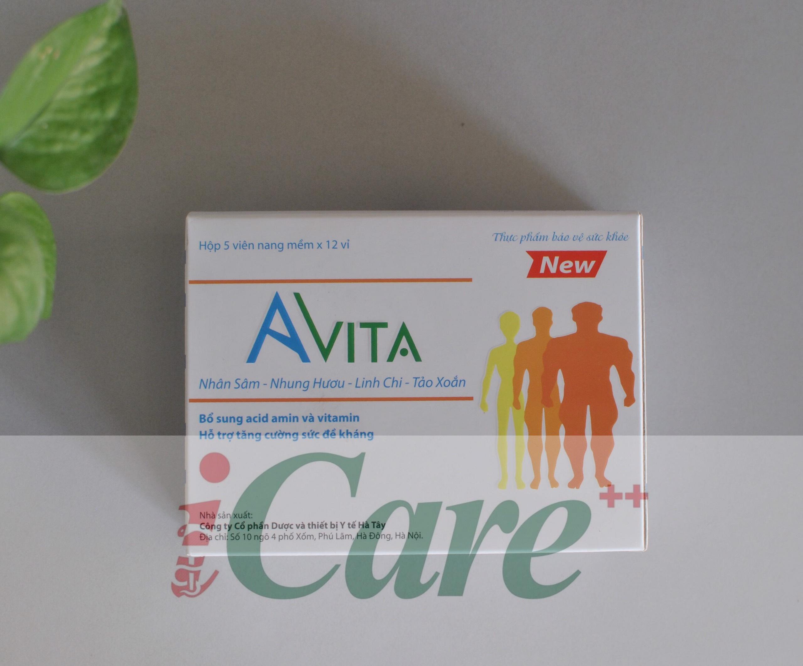 [CHÍNH HÃNG] TPBVSK AVITA BỔ SUNG VITAMIN VÀ KHOÁNG CHẤT HỘP 60 VIÊN