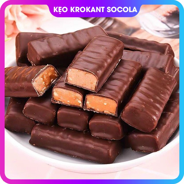 [SIÊU NGON] Kẹo Tím Krokant Socola Hạnh Nhân Nga 500G