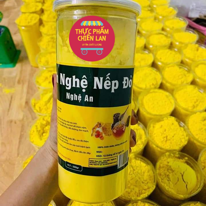 Tinh bột nghệ Nếp Đỏ, ĐẸP DA, MỜ VẾT THÂM