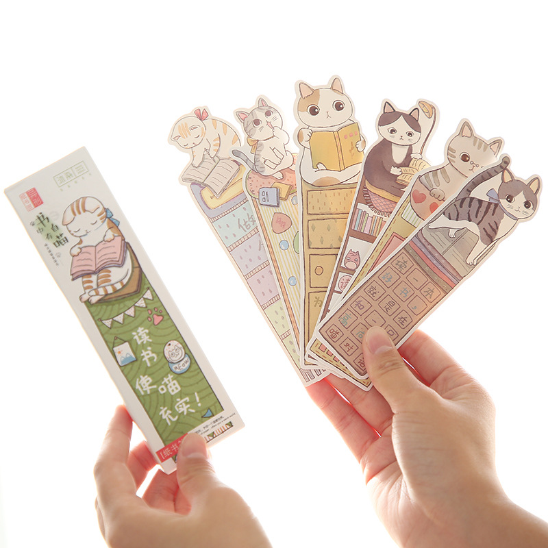 Hộp 30 Tờ Bookmark CAT Siêu Đáng Yêu