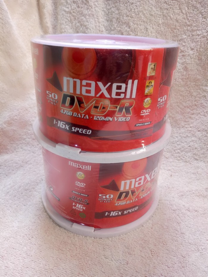 Bộ 50 đĩa trắng dvd trắng maxcell 1 lốc 50 đĩa hàng chuẩn mẫu mới bán chạy