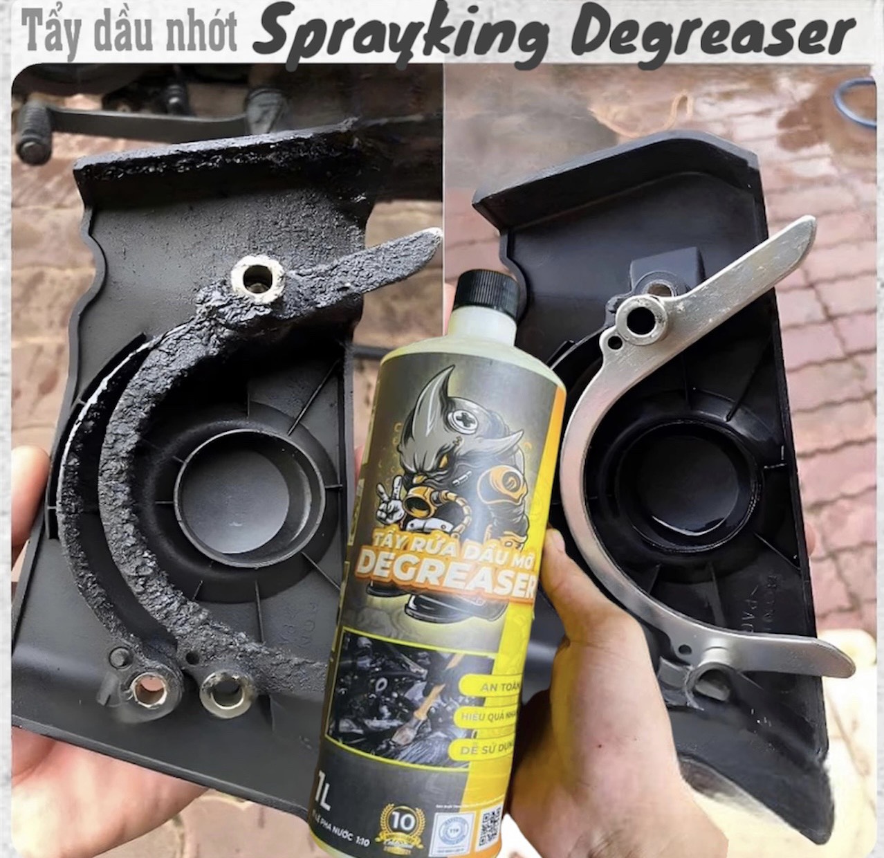 Sprayking Degreaser Tẩy Rửa Dầu Mỡ 1L