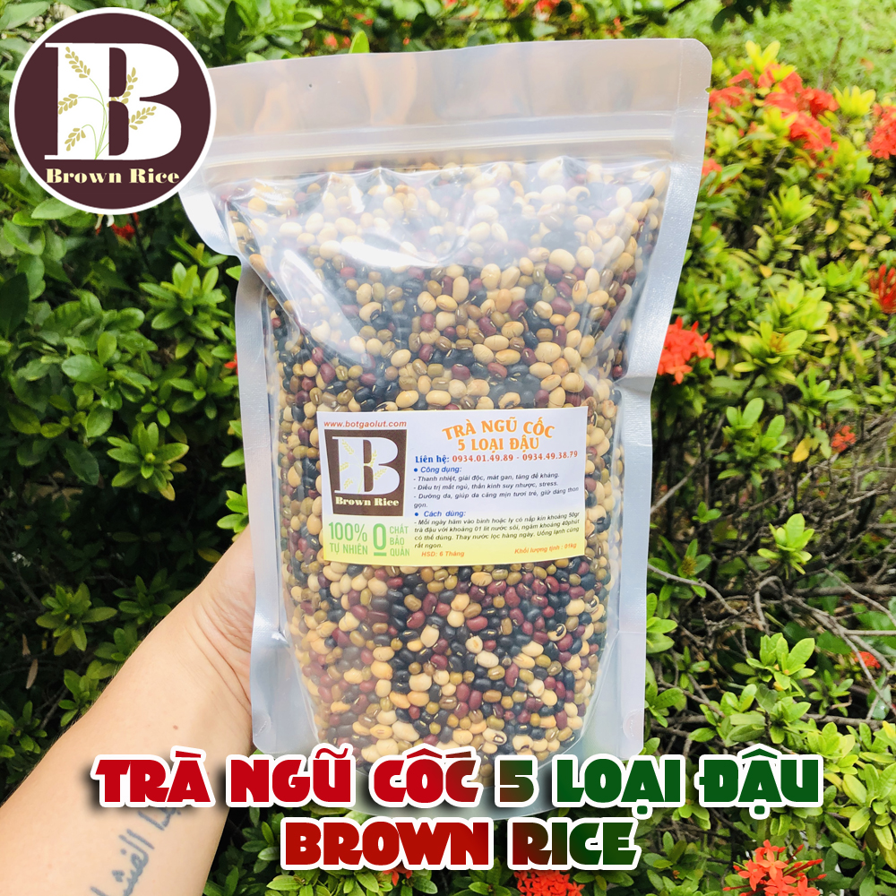 Trà ngũ cốc 5 loại đậu Brown Rice ( 01kg )
