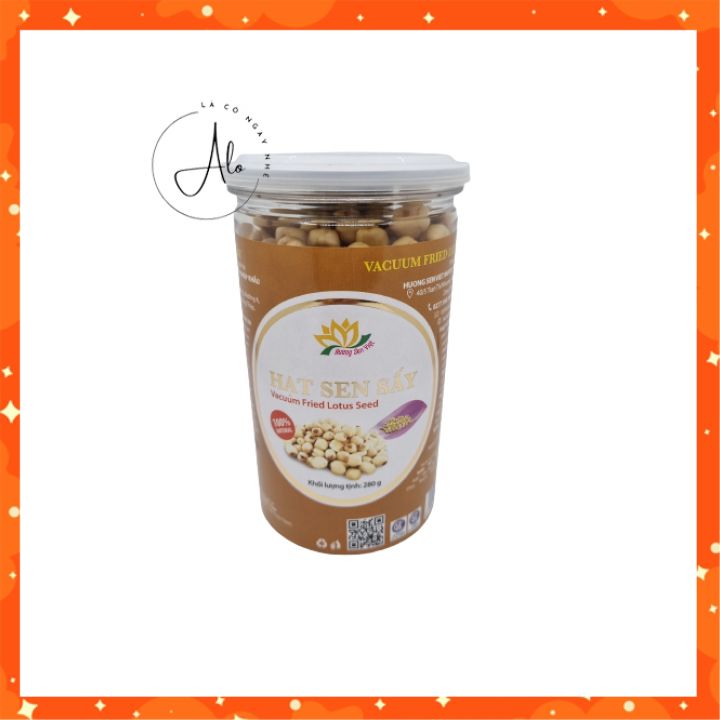 >>Miễn Phí Giao Hàng<< Hạt Sen Sấy Hũ 280g _ Thơm Giòn, Không Ngấy, Bổ Sung Nhiều Dưỡng Chất
